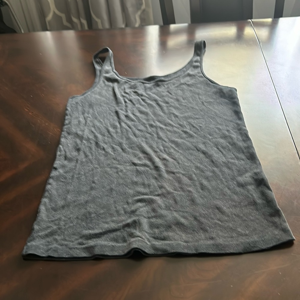 Eileen Fisher, charcoal gray, size medium tank top